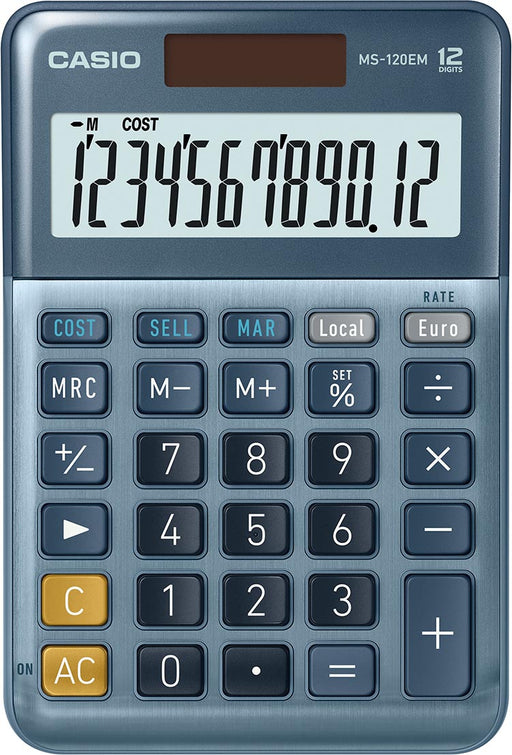 Casio Bureau Calculator MS - 120EM - OfficeTown