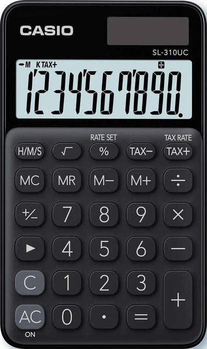 Casio rekenmachine SL - 310UC, zwart - OfficeTown