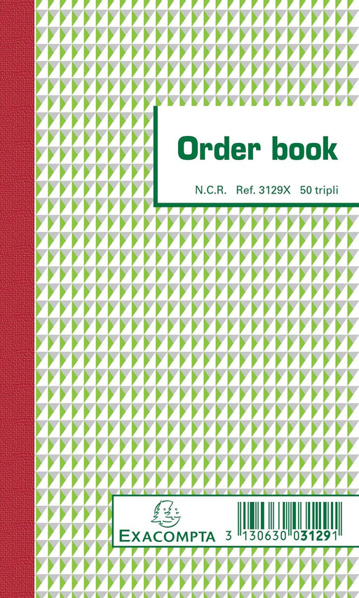 Exacompta orderbook, ft 17,5 x 10,5 cm, tripli (50 x 3 vel) 10 stuks, OfficeTown