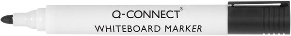 Q-CONNECT whiteboardmarker, 2-3 mm, ronde punt, zwart 10 stuks, OfficeTown