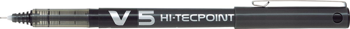 Rollerpen Pilot Hi-Tecpoint V5 met schrijfbreedte 0,3 mm zwart 12 stuks