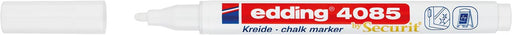 Edding Krijtmarker e-4085, ronde punt van 1 - 2 mm, wit 10 stuks, OfficeTown