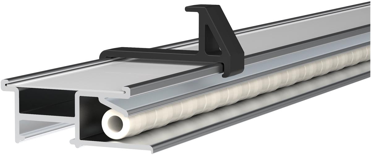MAUL klemlijst Pro aluminium 100x4,5cm multi-functioneel met 5 toepassingen