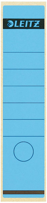 Leitz ruglabels 6,1 x 28,5 cm, blauw