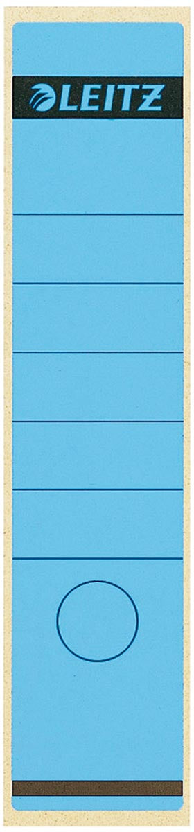 Leitz rugetiketten ft 6,1 x 28,5 cm, blauw 10 stuks, OfficeTown