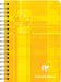 Clairefontaine notitieboek ft 9,5 x 14 cm, 180 pagina's, gelinieerd, spiraalbinding, assorti kleuren 5 stuks - OfficeTown