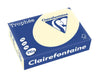 Clairefontaine Trophée Pastel, gekleurd papier, A4, 210 g, 250 vel, crème - OfficeTown