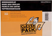 Cleverpack bordrugenveloppen, ft 162 x 229 mm, met stripsluiting, wit, pak van 25 stuks - OfficeTown