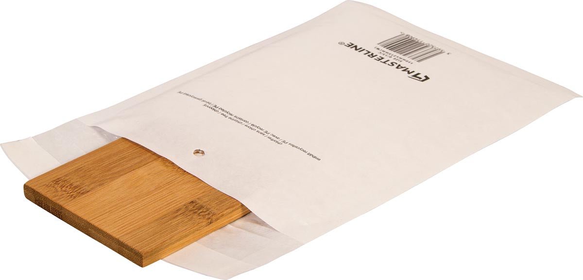 Cleverpack luchtkussenenveloppen, ft 150 x 215 mm, met stripsluiting, wit, pak van 10 stuks - OfficeTown