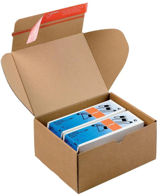 Colompac verzenddoos Modulbox, binnenformaat 192 x 155 x 91 mm, bruin 20 stuks - OfficeTown