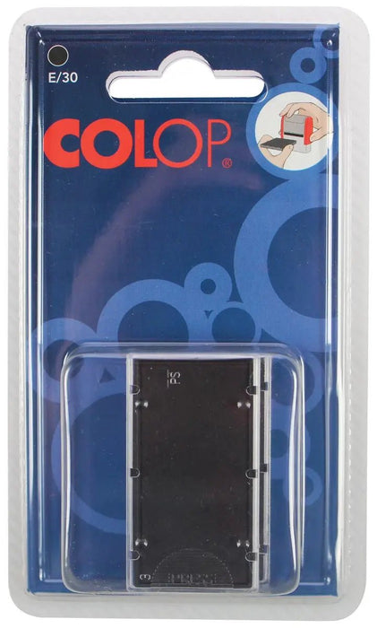 Colop inktkussen zwart, voor stempel P30, P30N, 30/1, verpakking van 2 stuks - OfficeTown
