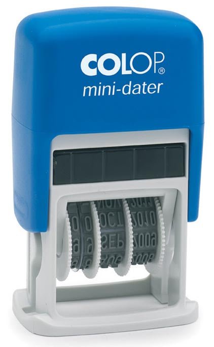 Colop mini - datumeerstempel met tekst: PAYE LE - OfficeTown