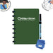 Correctbook A5 Original: uitwisbaar / herbruikbaar notitieboek, gelijnd, Forest Green (bosgroen) - OfficeTown