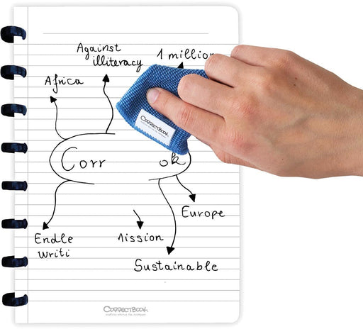 Correctbook A5 Original: Uitwisbaar Notitieboek en Marker Set - Roze Bloesem - OfficeTown