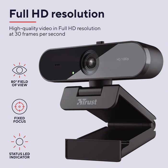 trust Volledige HD Webcam TW-200