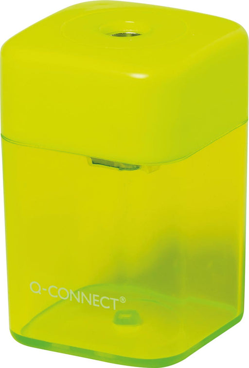 Q-CONNECT potloodslijper 1 gaats geassorteerde kleuren 18 stuks, OfficeTown