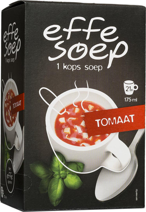 Effe Soep 1-kops, tomaat, 175 ml, doos van 21 zakjes 4 stuks, OfficeTown