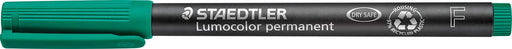 Staedtler Lumocolor 318, OHP-marker, permanent, 0,6 mm, groen 10 stuks, OfficeTown