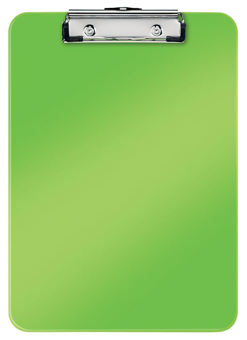 Leitz WOW klemplaat, A4-formaat, groen, 10 stuks met capaciteit van 80 vellen