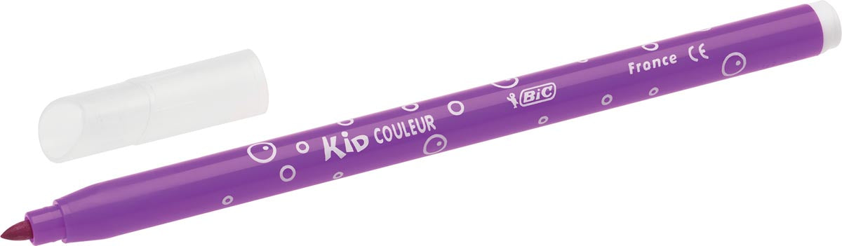 Bic viltstift Kid Couleur 12 stiften met geblokkeerde punt