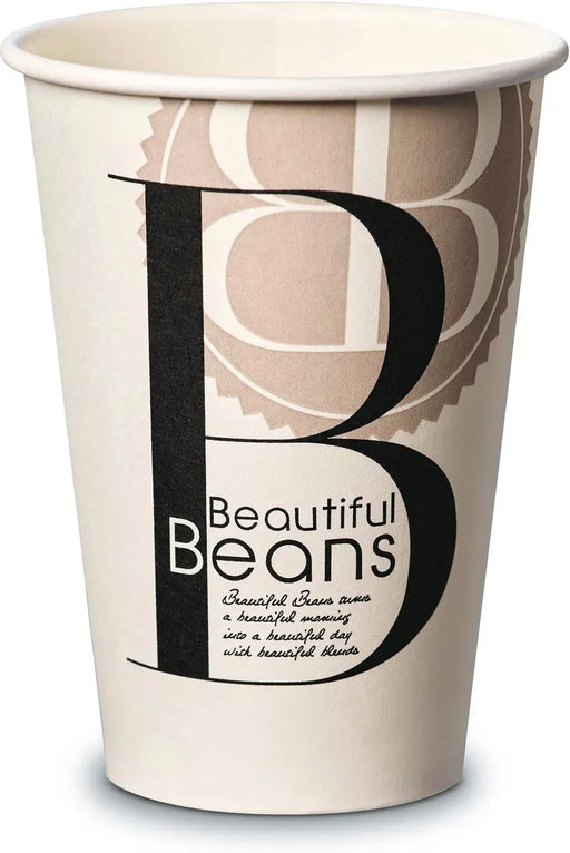 Beautiful Beans Kartonnen Beker, 180 cc, 100 stuks, OfficeTown