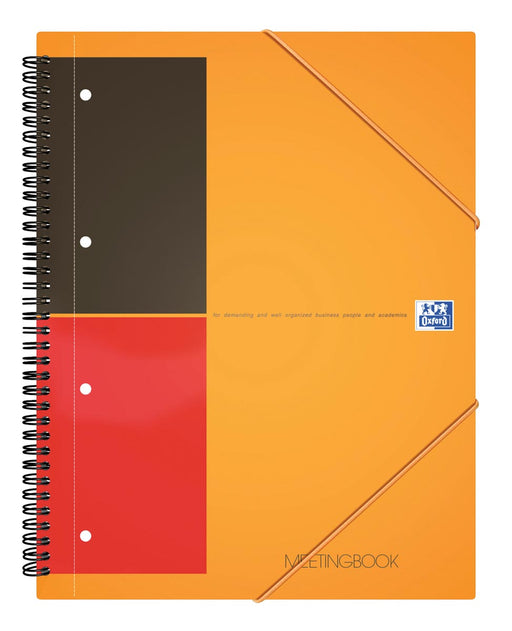 Oxford INTERNATIONAL Meetingbook, 160 bladzijden, ft A5+, gelijnd 5 stuks, OfficeTown