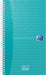 Oxford Office Essentials taskmanager, 230 bladzijden, ft 14,1 x 24,6 cm, aqua 5 stuks, OfficeTown