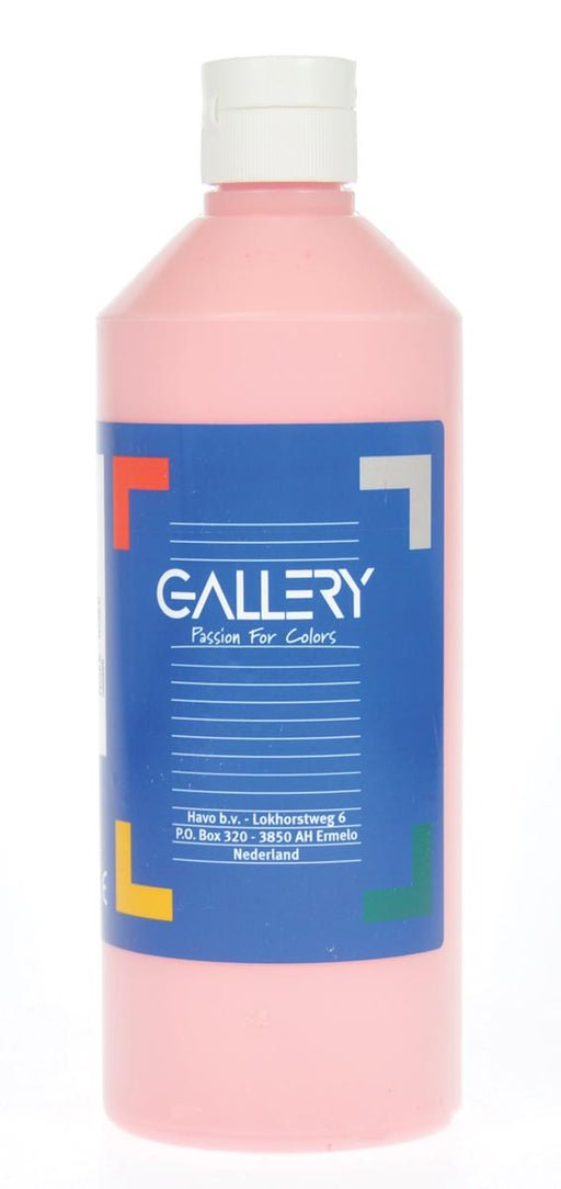 Gallery plakkaatverf, flacon van 500 ml, roze 6 stuks, OfficeTown
