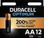 Duracell batterij Optimum AA, blister van 12 stuks 8 stuks, OfficeTown