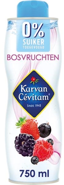 Karvan Cévitam siroop, fles van 60 cl, 0% suiker, bosvruchten 6 stuks, OfficeTown