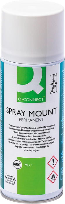 Q-CONNECT Snelle Montage spray, permanent, 400 ml spuitbus