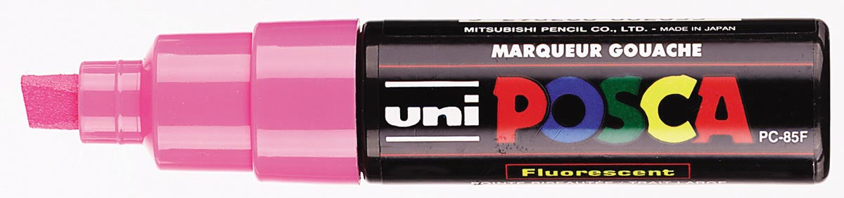 Uni-ball Verfmarker op waterbasis Posca PC-8K fluoroze