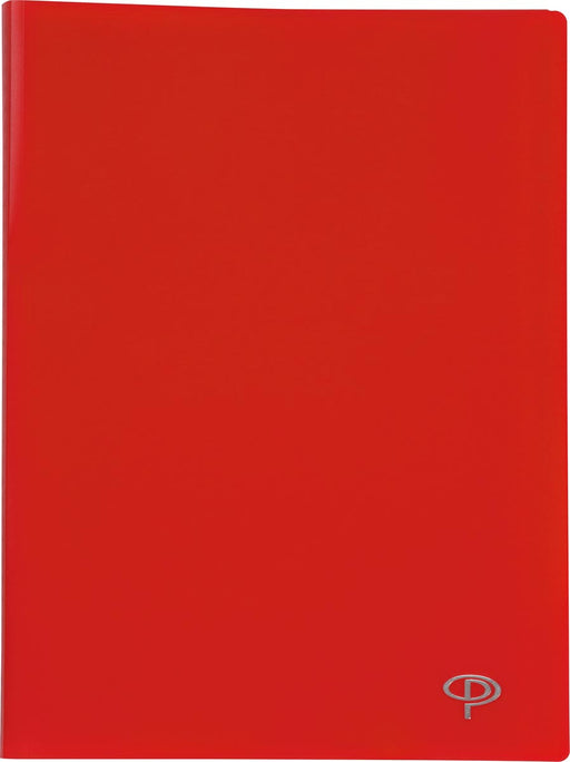 Pergamy showalbum, voor ft A4, met 50 transparante tassen, rood 6 stuks, OfficeTown