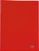 Pergamy showalbum, voor ft A4, met 50 transparante tassen, rood 6 stuks, OfficeTown