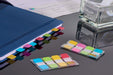 Post-it index Strong, ft 15,8 x 38,1 mm, blister met 4 kleuren, 10 tabs per kleur, OfficeTown