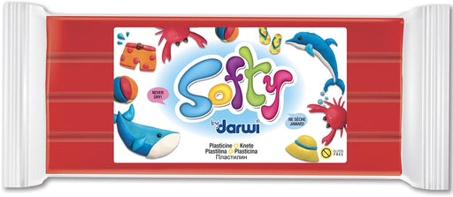 Darwi boetseerpasta Softy rood 12 stuks, OfficeTown