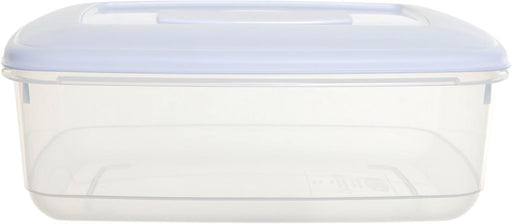 Whitefurze vershouddoos rechthoekig 2 liter, transparant met wit deksel 20 stuks, OfficeTown