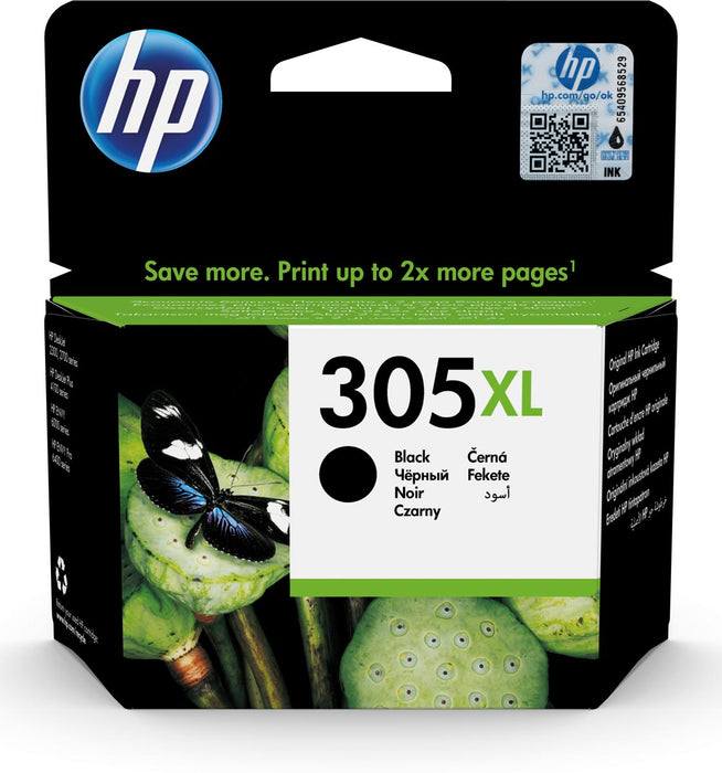 HP inktcartridge 305XL, 240 pagina's, OEM 3YM62AE, zwart