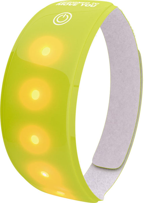 Wowow Reflecterende Lichtband Geel met 5 Rode Leds