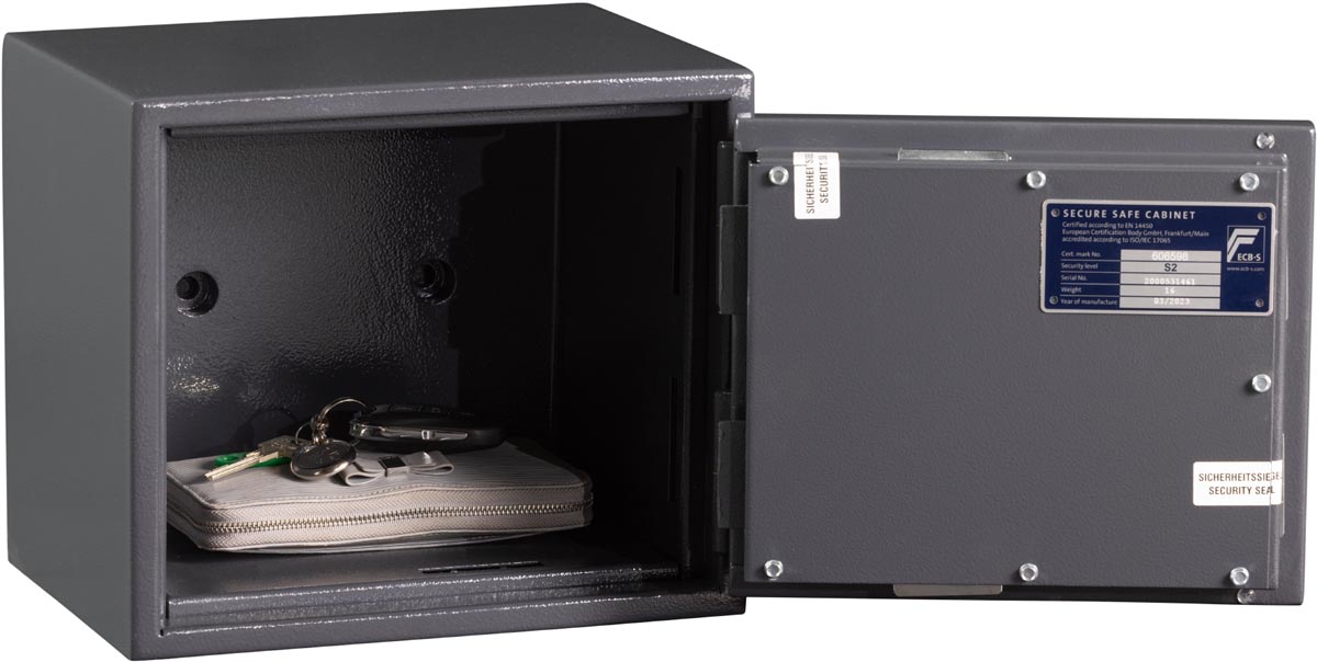 De Raat DRS Global 1 K kluis, met sleutelslot, 7,5 l - OfficeTown