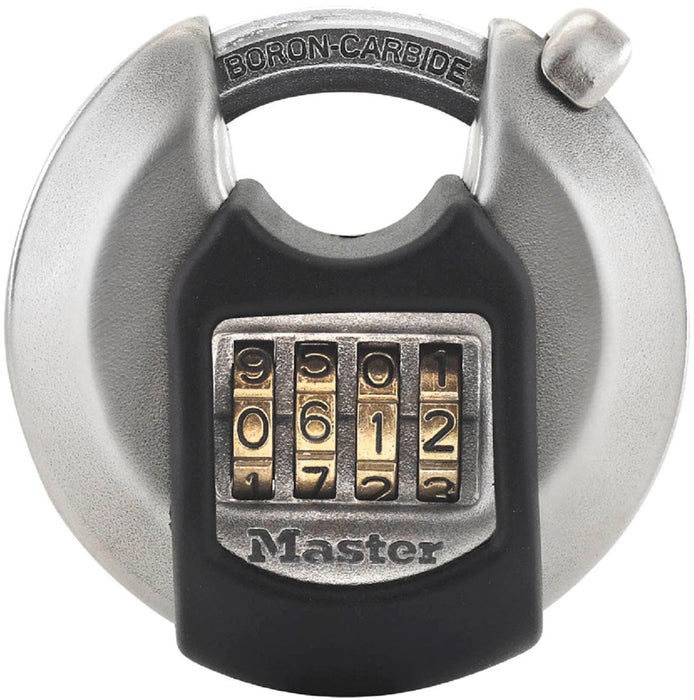 De Raat Master Lock hangslot met combinatieslot, model M40EURDNUM - Excell® - hangslot van zink met schijf - OfficeTown
