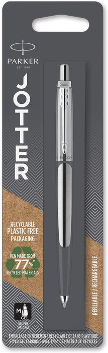 Parker Jotter gelroller Stainless Steel CT, op blister 6 stuks, OfficeTown