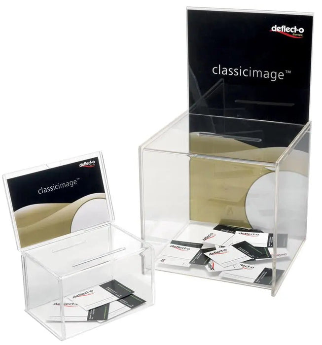 Deflecto ideeënbus met folderhouder, ft 20,5 x 13,5 x 16,5 cm - OfficeTown