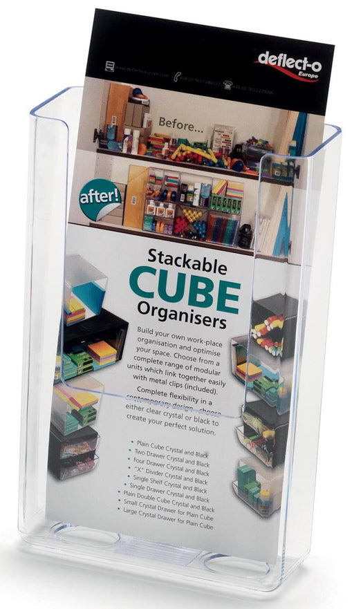 Deflecto mapdrager 1/3 A4 staand - OfficeTown