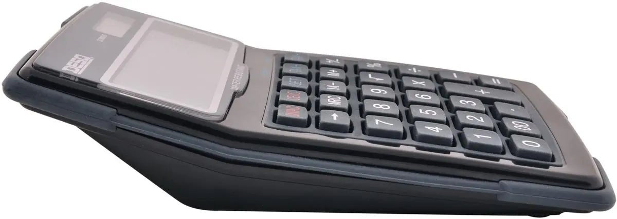 Desq bureau calculator 33000, water - en stofbestendig, zwart - OfficeTown