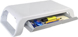 Desq monitorstandaard, met lade, wit - OfficeTown