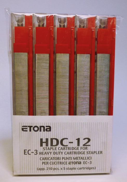Etona nietjespatroon voor EC-3, capaciteit 56 - 80 vellen, verpakking van 5 stuks