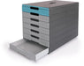 Duurzame ladeblok Idealbox Pro, 7 lades, blauw - OfficeTown