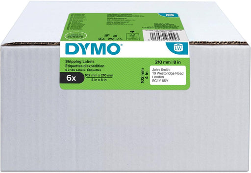 Dymo etiketten LabelWriter ft 102 x 210 mm (DHL), wit, doos van 6 x 140 etiketten - OfficeTown