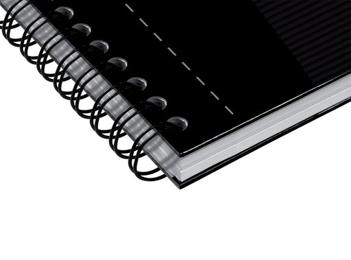 Oxford Office Essentials spiraalschrift, 180 bladzijden, ft A4, geruit 5 mm, zwart 5 stuks, OfficeTown